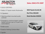 2023 Toyota COROLLA HATCHBACK SE