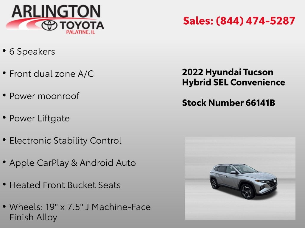 2022 Hyundai Tucson SEL Convenience