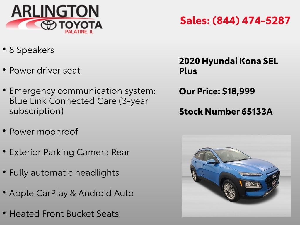 2020 Hyundai Kona SEL Plus