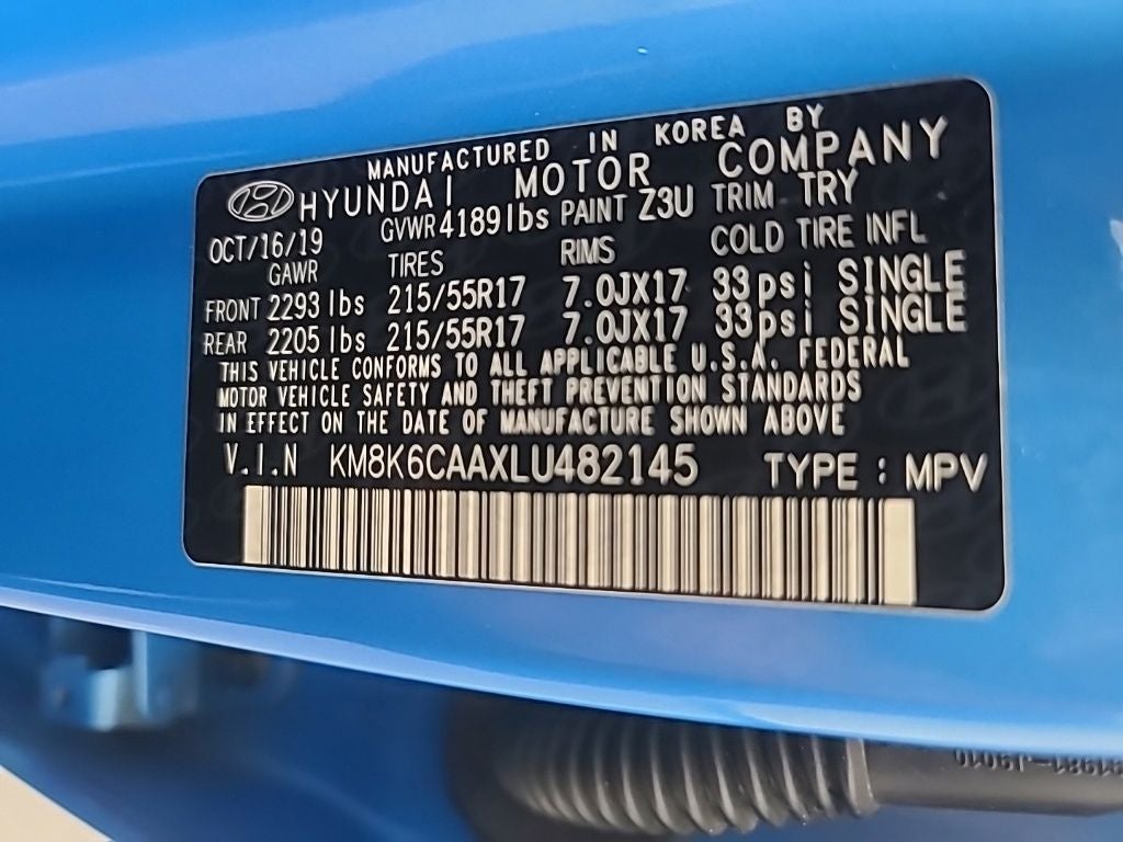 2020 Hyundai Kona SEL Plus