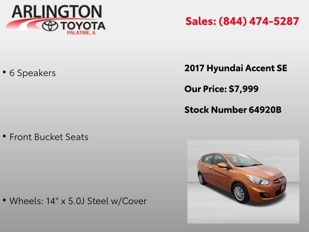 2017 Hyundai Accent SE