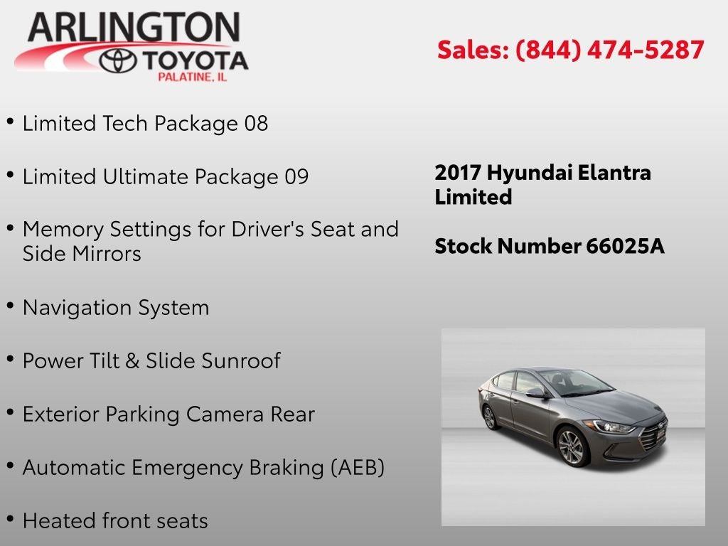2017 Hyundai Elantra Limited