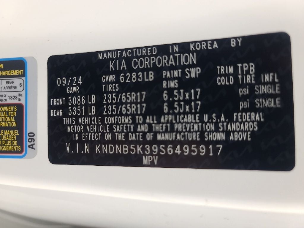 2025 Kia Carnival LXS