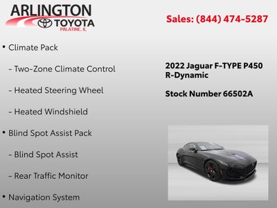 2022 Jaguar F-TYPE P450R DYNAMIC