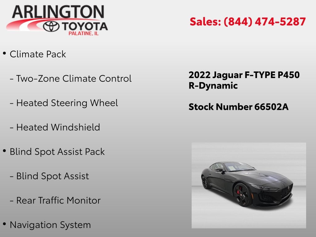 2022 Jaguar F-TYPE P450R DYNAMIC