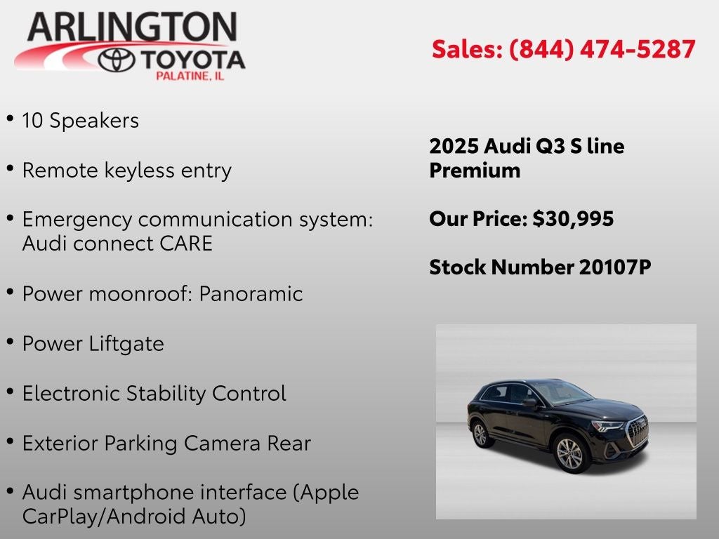 2025 Audi Q3 Premium S Line quattro