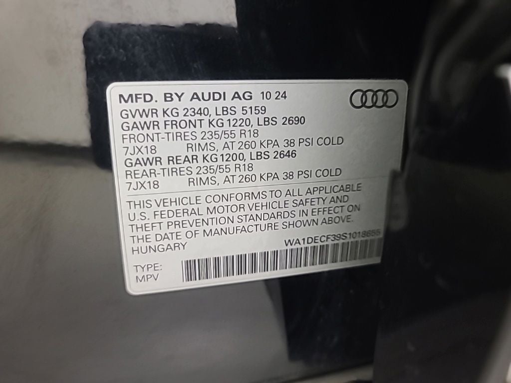 2025 Audi Q3 Premium S Line quattro