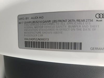 2018 Audi S5 3.0T Prestige quattro