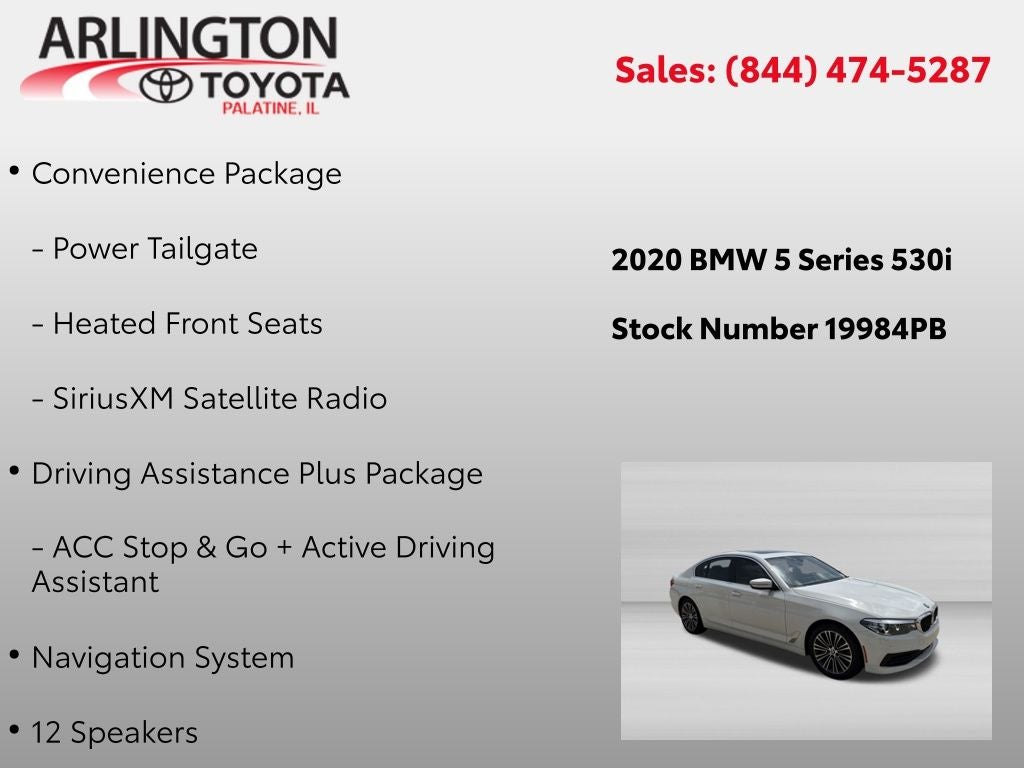 2020 BMW 5 Series 530i