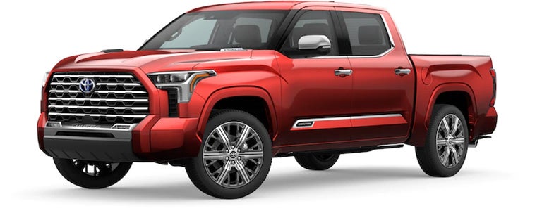 2022 Toyota Tundra Capstone in Supersonic Red | Arlington Toyota in Palatine IL