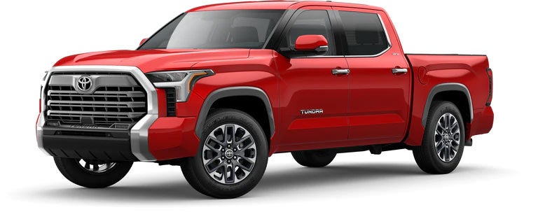 2022 Toyota Tundra Limited in Supersonic Red | Arlington Toyota in Palatine IL