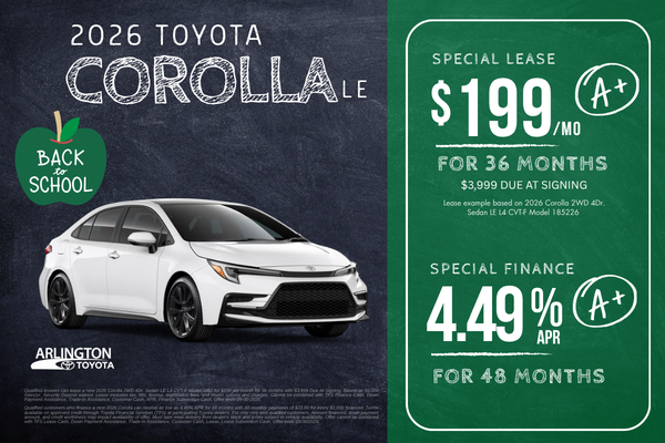 New 2026 Corolla