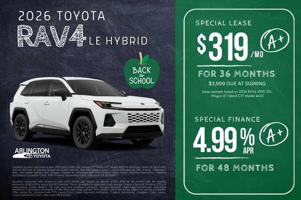 2026 RAV4 Special