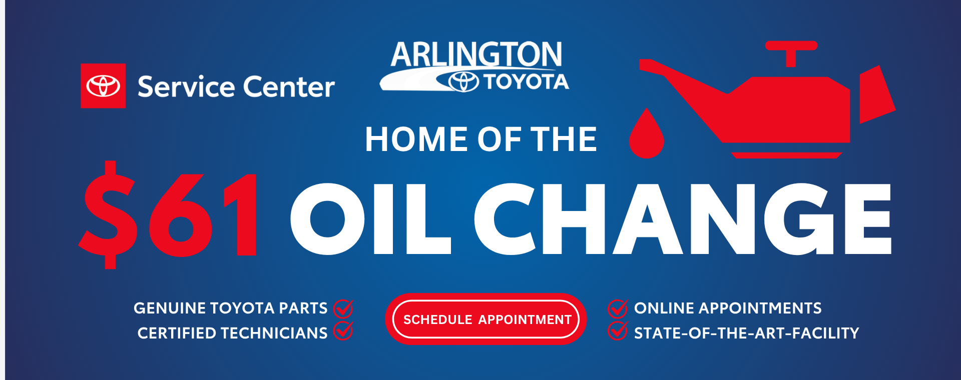 $61 Oil Change