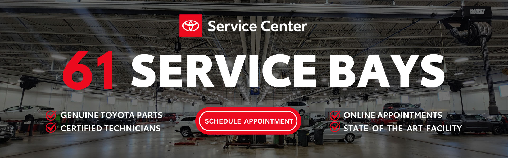 61 Service Bays
